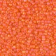 Miyuki rocailles Perlen 11/0 - Matted transparent orange ab 11-138FR